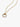 Gold and silver interlocking circle pendant necklace on a delicate chain, fine jewelry