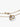 Two-tone gold and silver knot pendant necklace with lobster clasp on fine chain