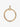 Gold-tone twisted rope pendant with heart-shaped detail, jewelry accessory