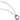 Silver pendant necklace with pearl and small pavé crystals on cable chain