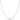 Sterling silver heart link chain necklace on white background