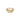 Gold infinity knot ring with two small accent diamonds on a white background