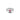 Silver ring with heart-shaped pink gemstone and pavé halo, Pandora engraving visible