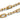 Close-up of textured gold link chain necklace with rectangular links and Pandora clasp
