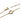 Gold chain bracelet with round pearl and pavé cubic zirconia accent on white background