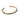 Polished gold cuff bracelet with twisted design on white background