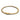Gold chain link bracelet with engraved Pandora clasp on white background