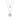 Layered white gold necklaces with round diamond pavé pendants on white background