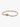 Gold snake chain bracelet with round clasp engraved with letters, luxury jewelry on white background