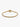 Gold snake chain bracelet with round clasp on white background, elegant women's jewelry