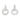 Pair of white gold hoop earrings with round pave diamond accents, modern jewelry design