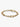 Gold chain link bracelet with rectangular links on white background, elegant jewelry accessory.