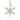 Crystal star ornament with gold center and 2025 tag, hanging on white ribbon