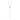 White gold Y necklace with pearl stations and teardrop crystal pendant on chain