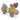 Swarovski Idyllia ring 5721593 gold-tone flower ring with colorful crystals and multi-petaled design