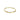 Simple gold bangle bracelet with a slightly irregular shape, set against a white background