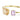 Yellow gold bangle bracelet with large emerald-cut orange and purple gemstones