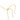 Adjustable yellow gold chain bracelet with sliding clasp on a white background