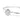 Sterling silver bracelet with a round diamond halo centerpiece and chain clasp