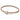 Rose gold woven bracelet with heart-shaped clasp, fashion jewelry for women