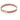 Rose gold mesh bracelet with clasp, engraved with Pandora, minimalist jewelry design