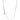 Sterling silver chain necklace with lobster clasp and small circular charm