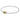 Sterling silver bangle bracelet with polished gold ball clasp, minimalist jewelry design