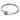 Sterling silver bangle bracelet with a knot design and sparkling center stone on a white background