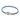 Silver and blue woven bracelet with round clasp, fashion jewelry on white background