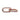 Rose gold oval link charm with pavé-set clear stones, elegant fashion jewelry accessory