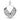 Sterling silver pendant with wing design and clear gemstones, round modern jewelry charm
