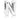 silver letter N charm bead for bracelets or necklaces on white background