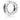 Silver Pandora charm with engraved logo, round design, reflective finish, jewelry accessory