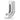 Sterling silver letter J charm with black accent lines, featuring Pandora engraving