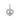 Honey Beaded Heart Dangle Charm 798854C11