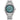 Citizen Eco-Drive titanium men's watch with textured teal dial and silver bracelet
