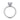 Solitaire engagement ring with round diamond in a white gold setting on white background