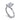 Radiant cut diamond solitaire engagement ring in white gold with Gabriel & Co. engraving