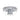 Emerald cut diamond engagement ring with side stones in white gold setting