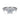 Platinum engagement ring with a round center diamond and pear-shaped side stones