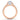 Rose gold diamond engagement ring with side stones and white gold prong setting