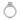 White gold engagement ring with round center diamond and pavé diamond band