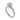 White gold engagement ring with oval-cut diamond and pavé diamond band