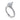 Pear-shaped diamond engagement ring with pavé diamond band in white gold