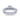 Diamond engagement ring and wedding band set in white gold with pavé setting