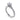 White gold engagement ring with round center diamond and pavé diamond band