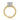 Yellow gold engagement ring with pavé diamonds and a large round center stone in white gold setting
