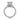 Elegant white gold engagement ring with round center diamond and pavé side stones