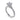 Princess cut diamond engagement ring with pavé band in white gold, luxury bridal jewelry