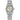 Citizen Eco-Drive silver ladies' watch with diamond bezel and date display